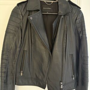 Banana Republic Black Leather Jacket